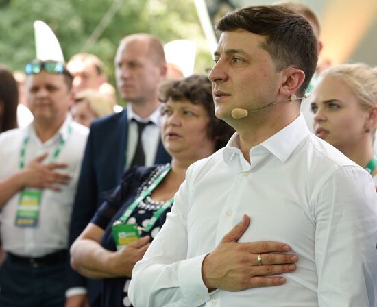 Ukraine Parliamentary Election Servant of People