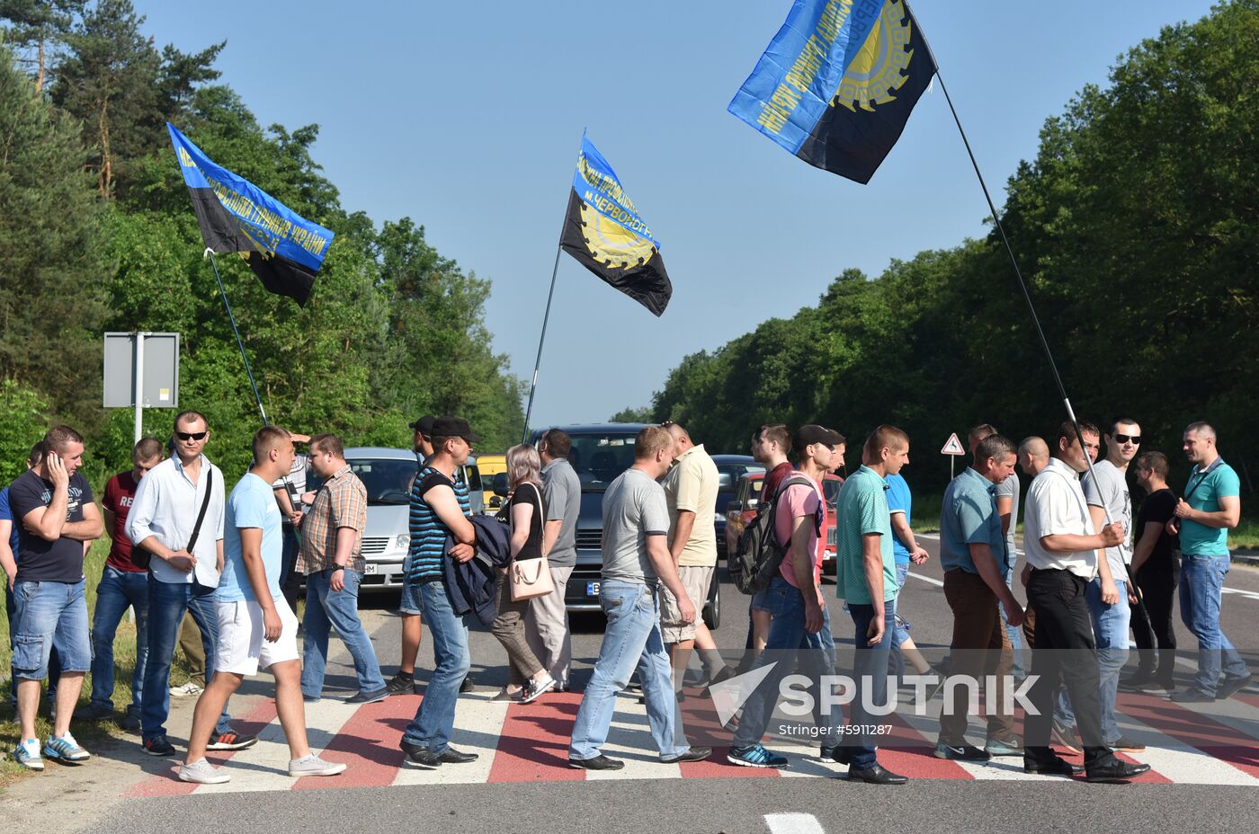 Ukraine Miners Protest