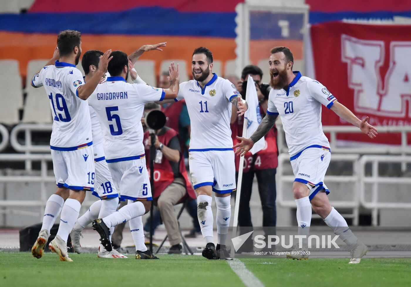 Greece Soccer Euro 2020 Qualifier Greece - Armenia