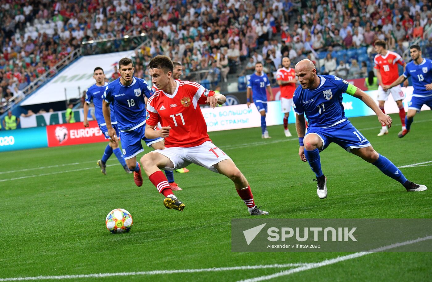 Russia Soccer Euro 2020 Russia - Cyprus