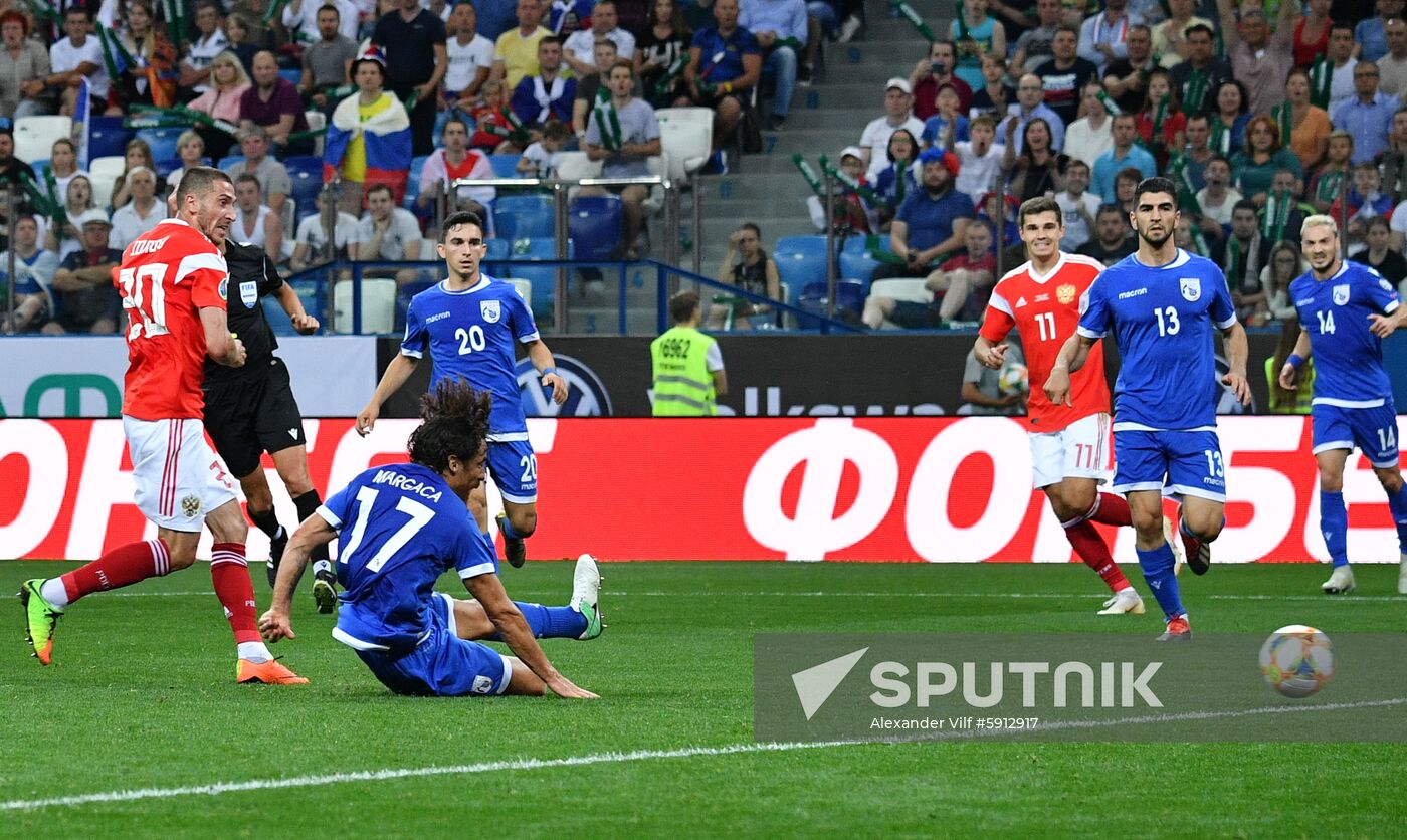 Russia Soccer Euro 2020 Russia - Cyprus