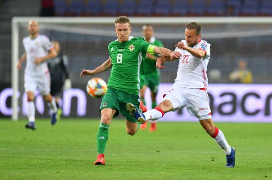 Belarus Soccer Euro 2020 Qualifier Belarus - Northern Ireland