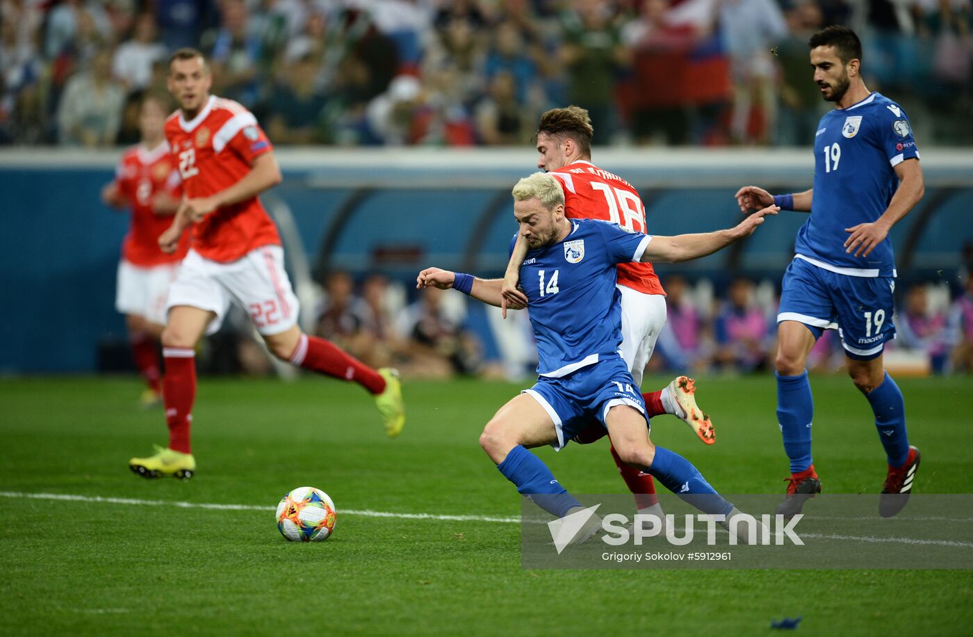 Russia Soccer Euro 2020 Russia - Cyprus