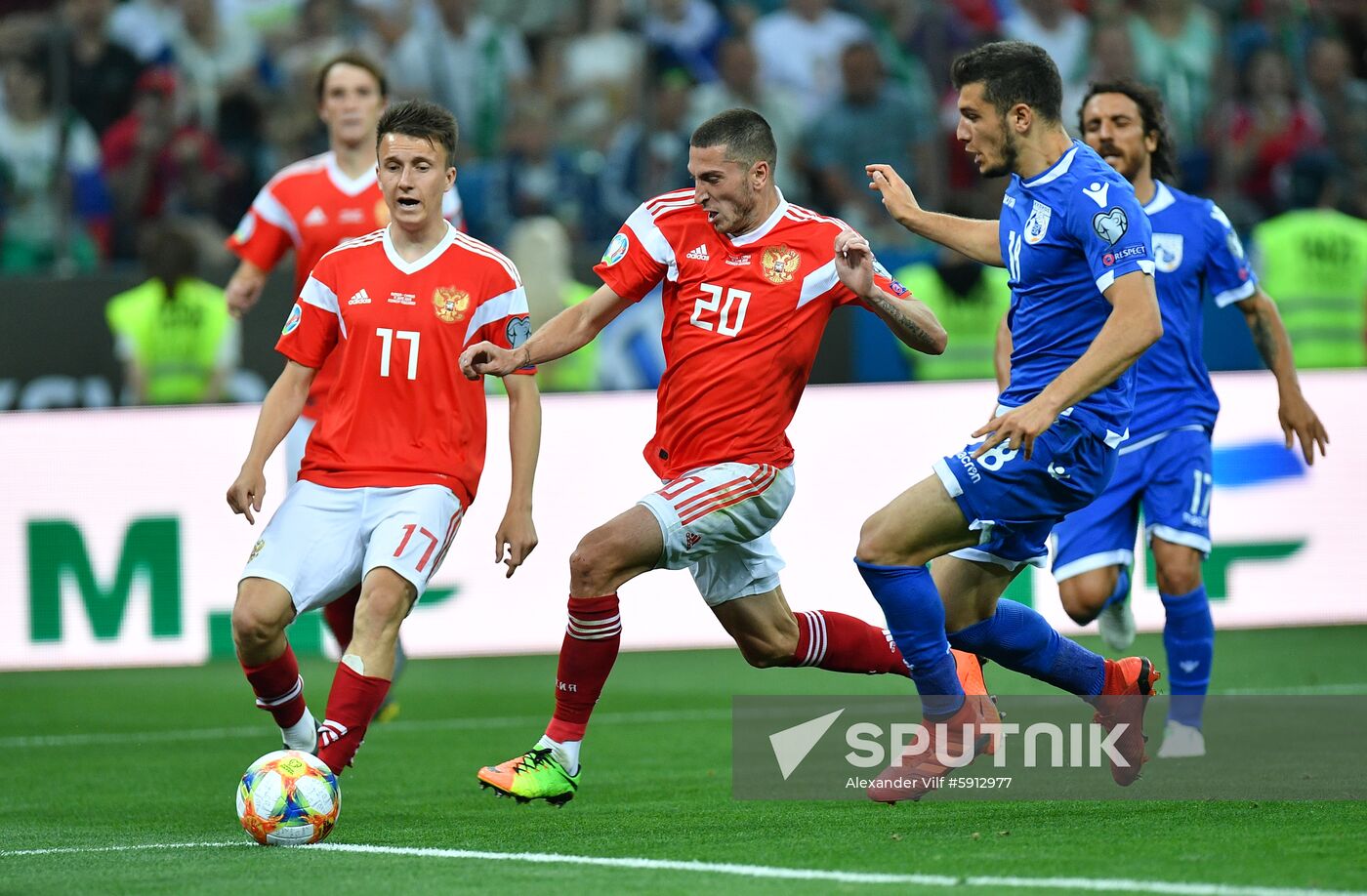 Russia Soccer Euro 2020 Russia - Cyprus