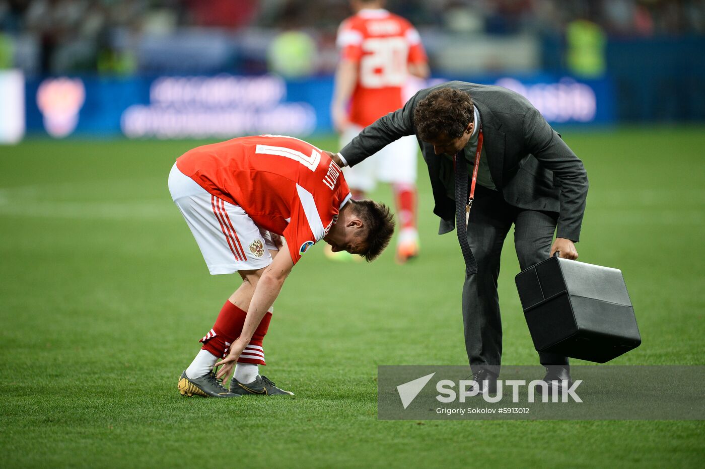 Russia Soccer Euro 2020 Russia - Cyprus