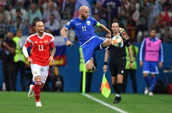Russia Soccer Euro 2020 Russia - Cyprus