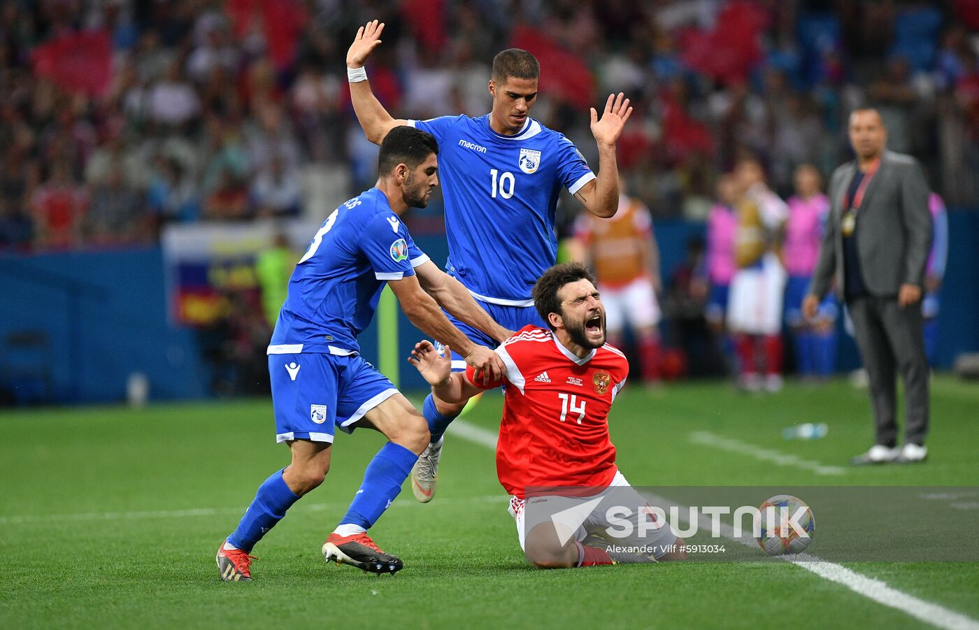 Russia Soccer Euro 2020 Russia - Cyprus