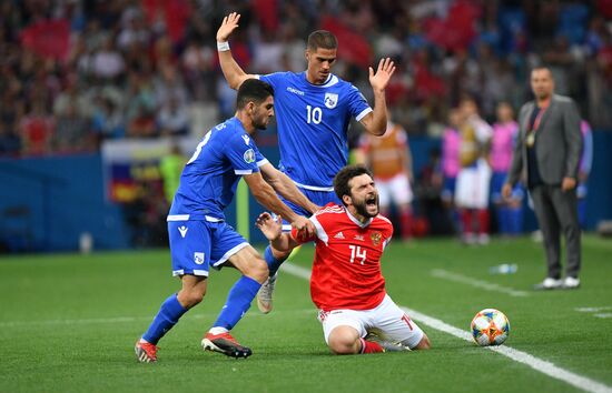 Russia Soccer Euro 2020 Russia - Cyprus