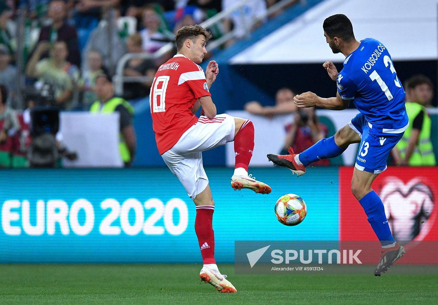 Russia Soccer Euro 2020 Russia - Cyprus