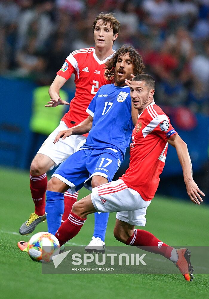Russia Soccer Euro 2020 Russia - Cyprus