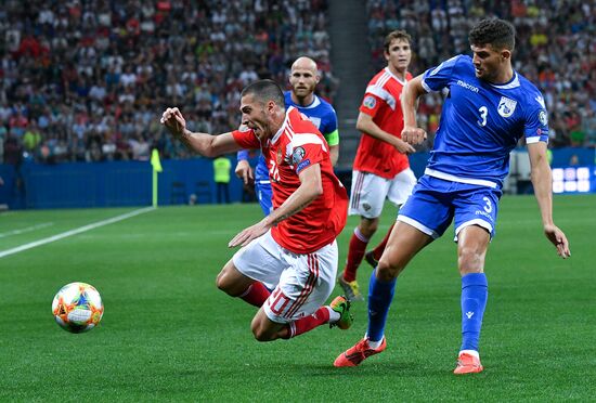 Russia Soccer Euro 2020 Russia - Cyprus