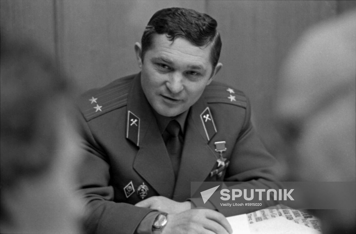 Fire Brigade Commander Lieutenant Colonel Leonid Telyatnikov