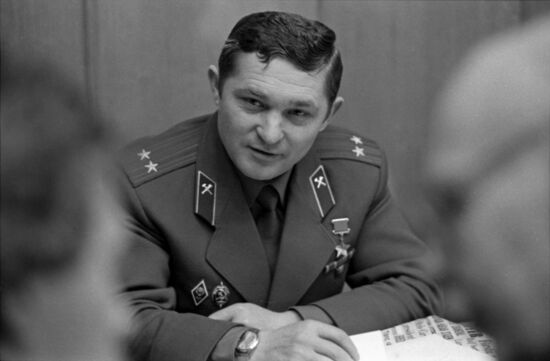 Fire Brigade Commander Lieutenant Colonel Leonid Telyatnikov