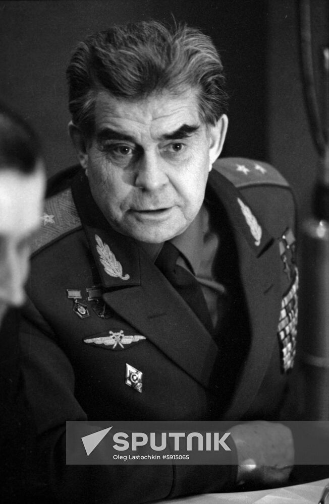 Pilot-cosmonaut of USSR Georgy Beregovoi