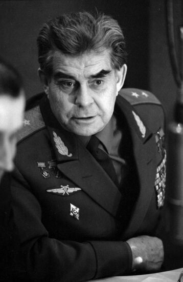 Pilot-cosmonaut of USSR Georgy Beregovoi