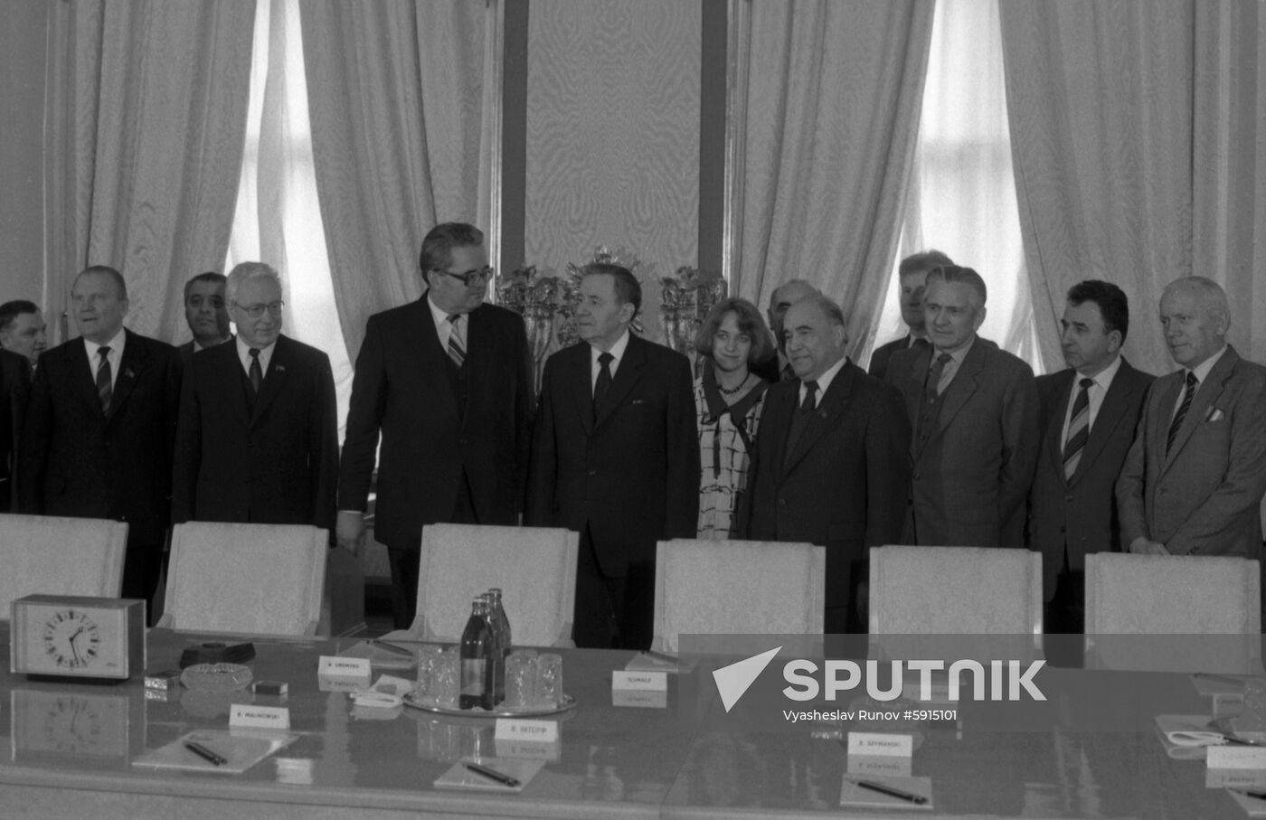 Polish Sejm Marshal Roman Malinowski visits USSR