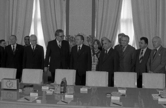 Polish Sejm Marshal Roman Malinowski visits USSR