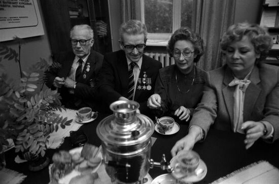 British and Soviet WWII veterans in Murmansk