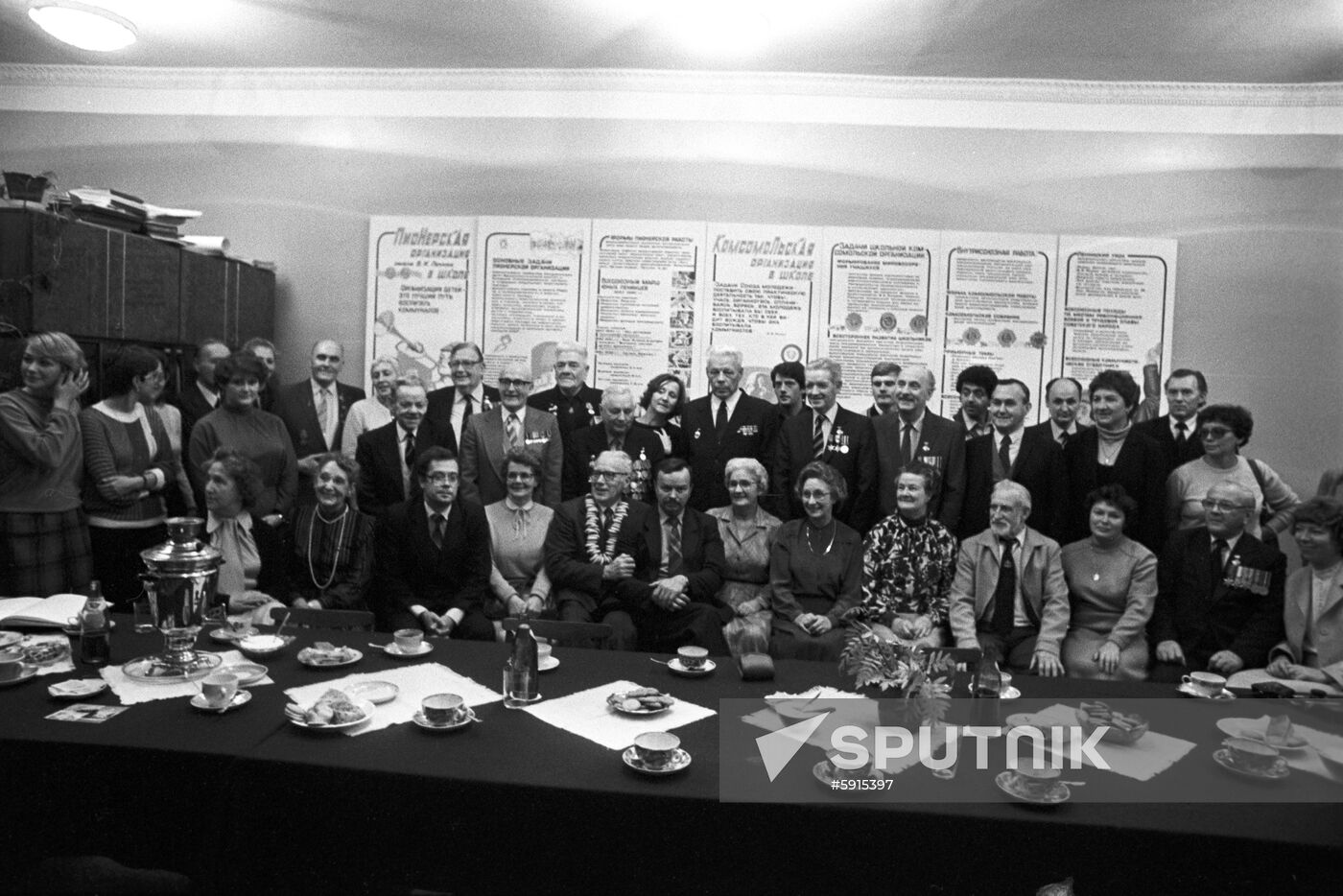 British and Soviet WWII veterans in Murmansk