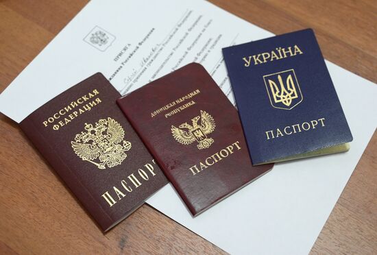 Russia DPR LPR Russian Passports