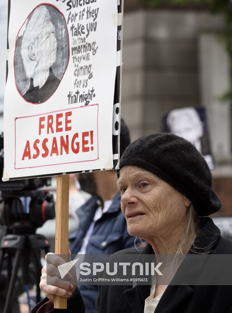 Great Britain Wikileaks Assange Court