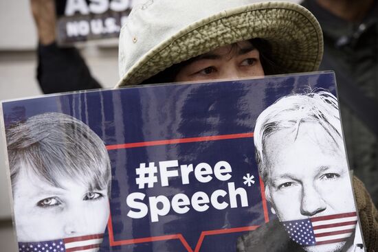 Great Britain Wikileaks Assange Court