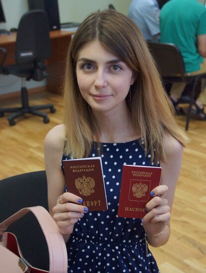 Russia DPR LPR Russian Passports