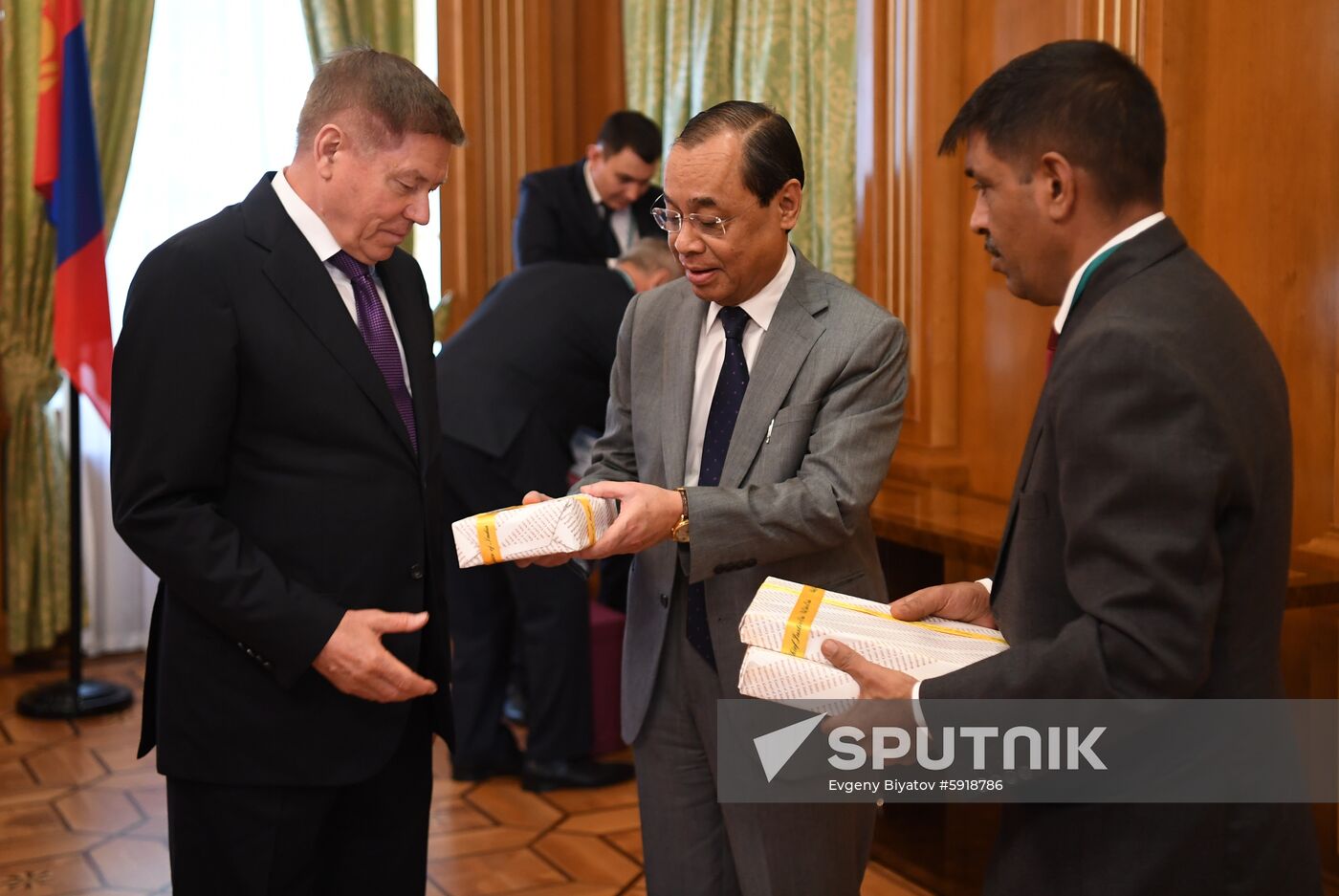 Meetings by Chief Justice of the Supreme Court of the Russian Federation Vyacheslav Lebedev with the delegations of the SCO supreme courts