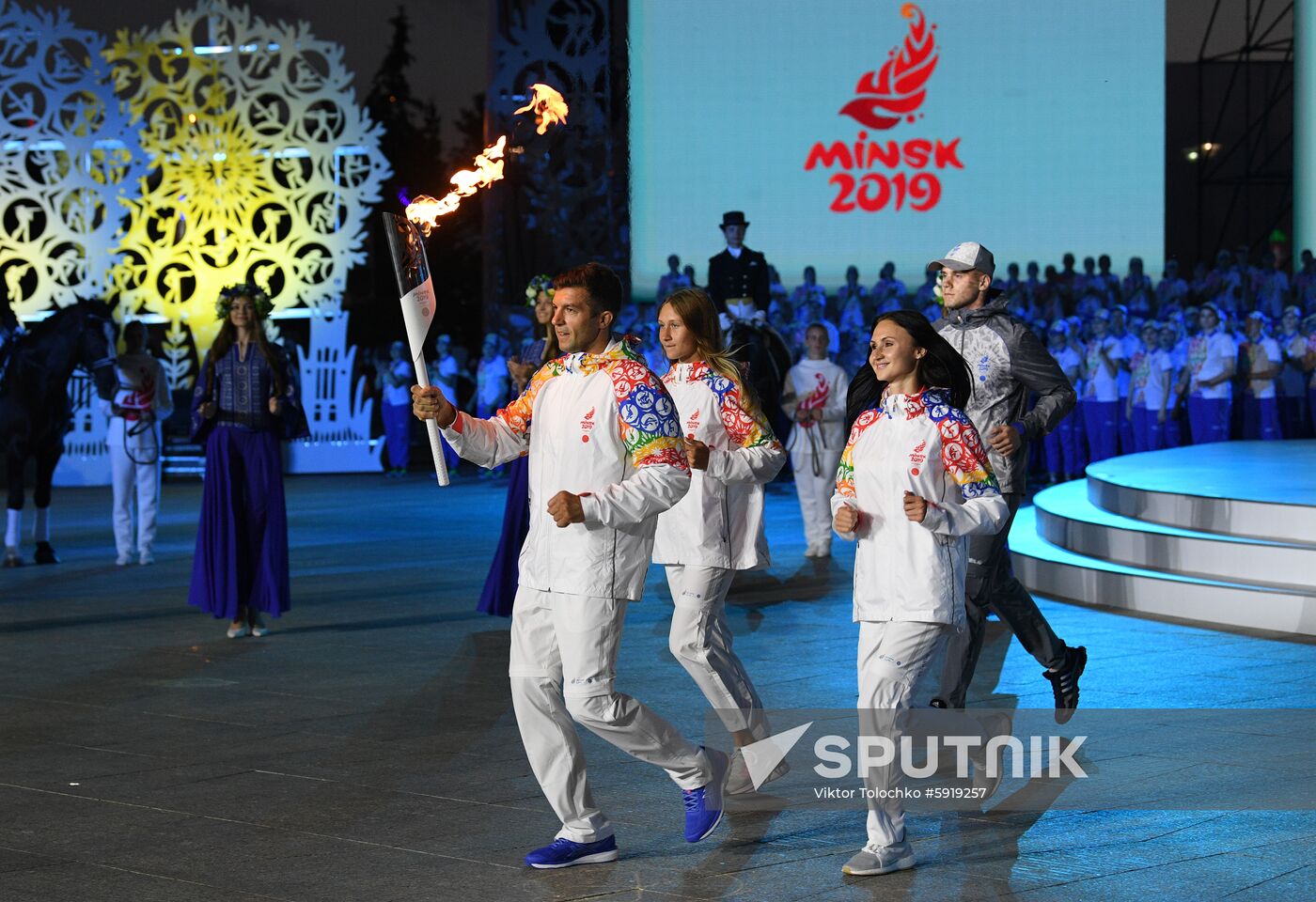 Belarus European Games Torch Relay