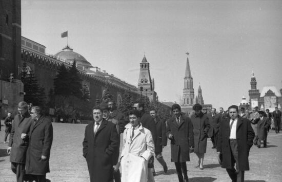 Trade union delegation of Arab countries in USSR