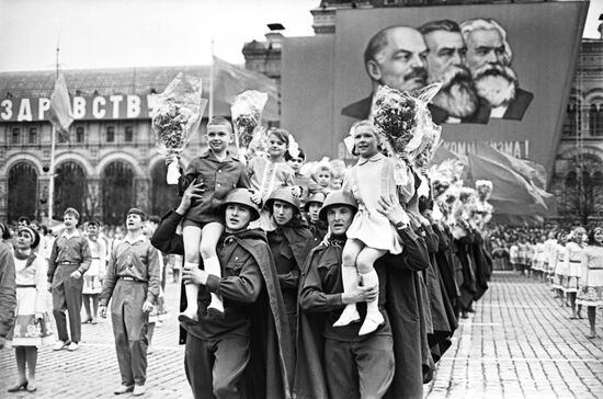 May Day march on Red Square
