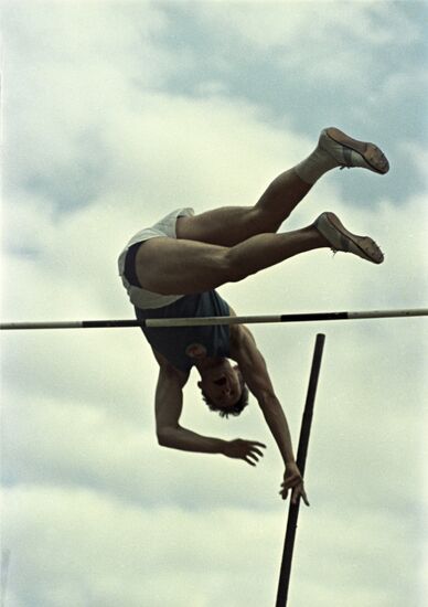Soviet athlete Gennady Bliznetsov