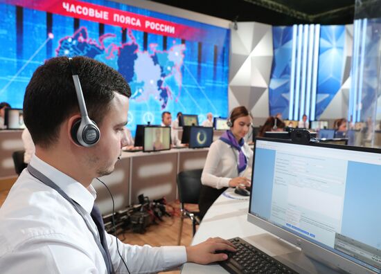 Russia Putin Nationwide Call-in