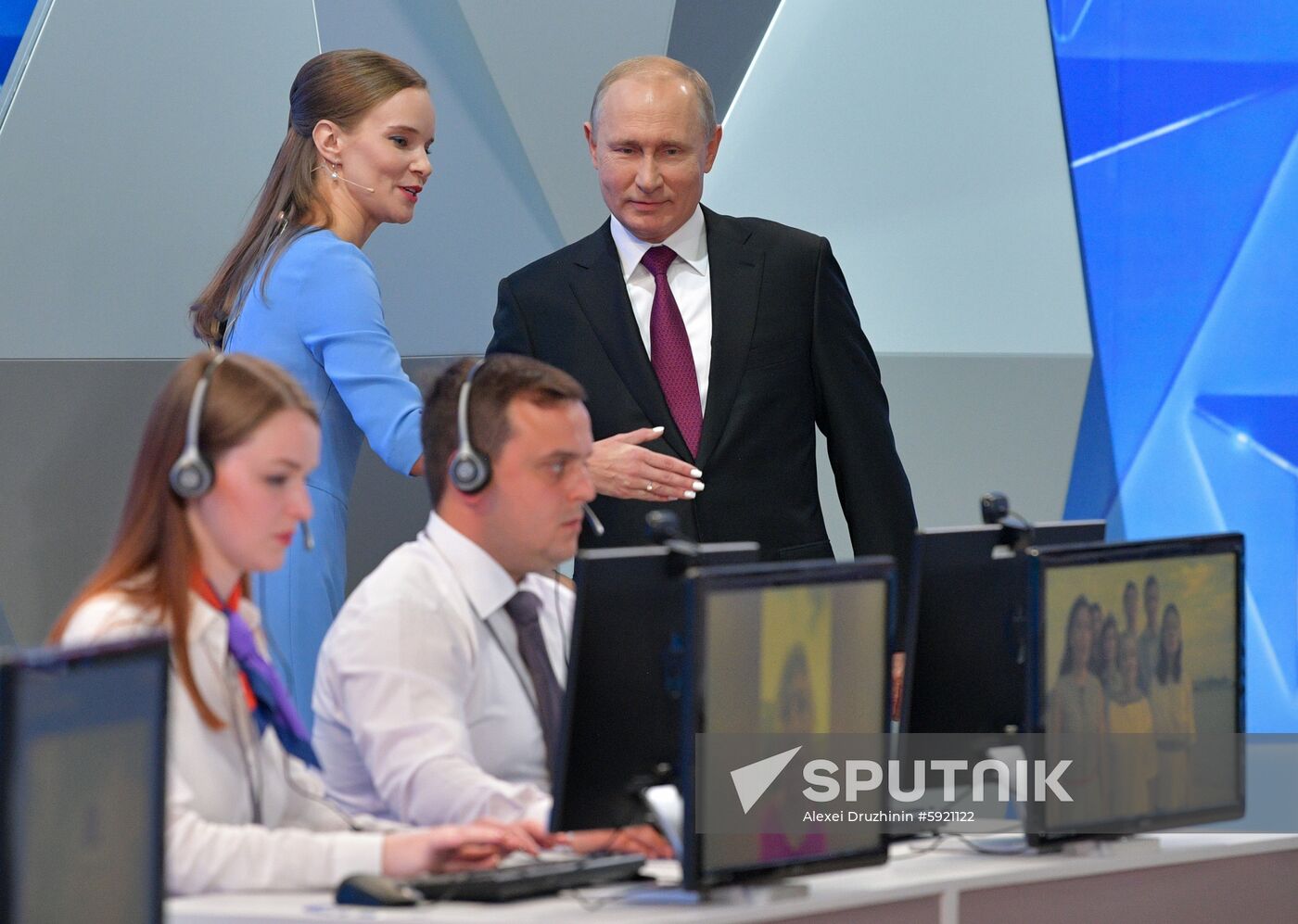 Russia Putin Nationwide Call-in