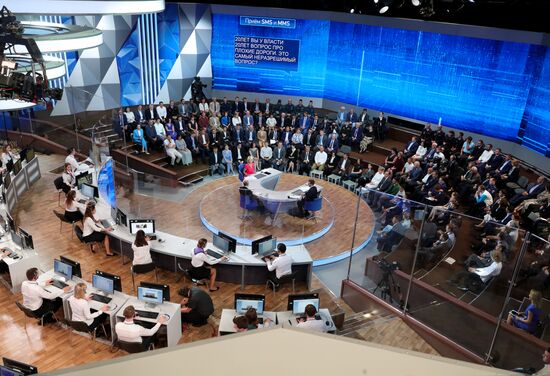 Russia Putin Nationwide Call-in