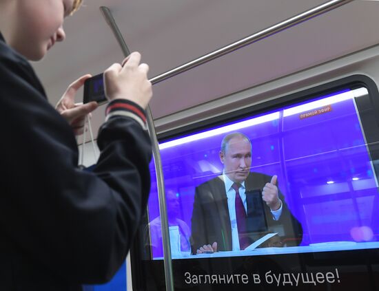 Russia Putin Nationwide Call-in