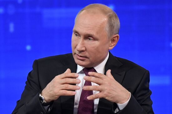 Russia Putin Nationwide Call-in