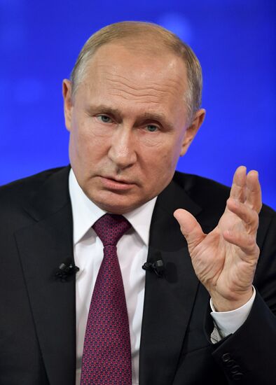 Russia Putin Nationwide Call-in