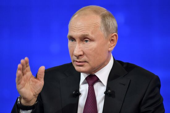 Russia Putin Nationwide Call-in