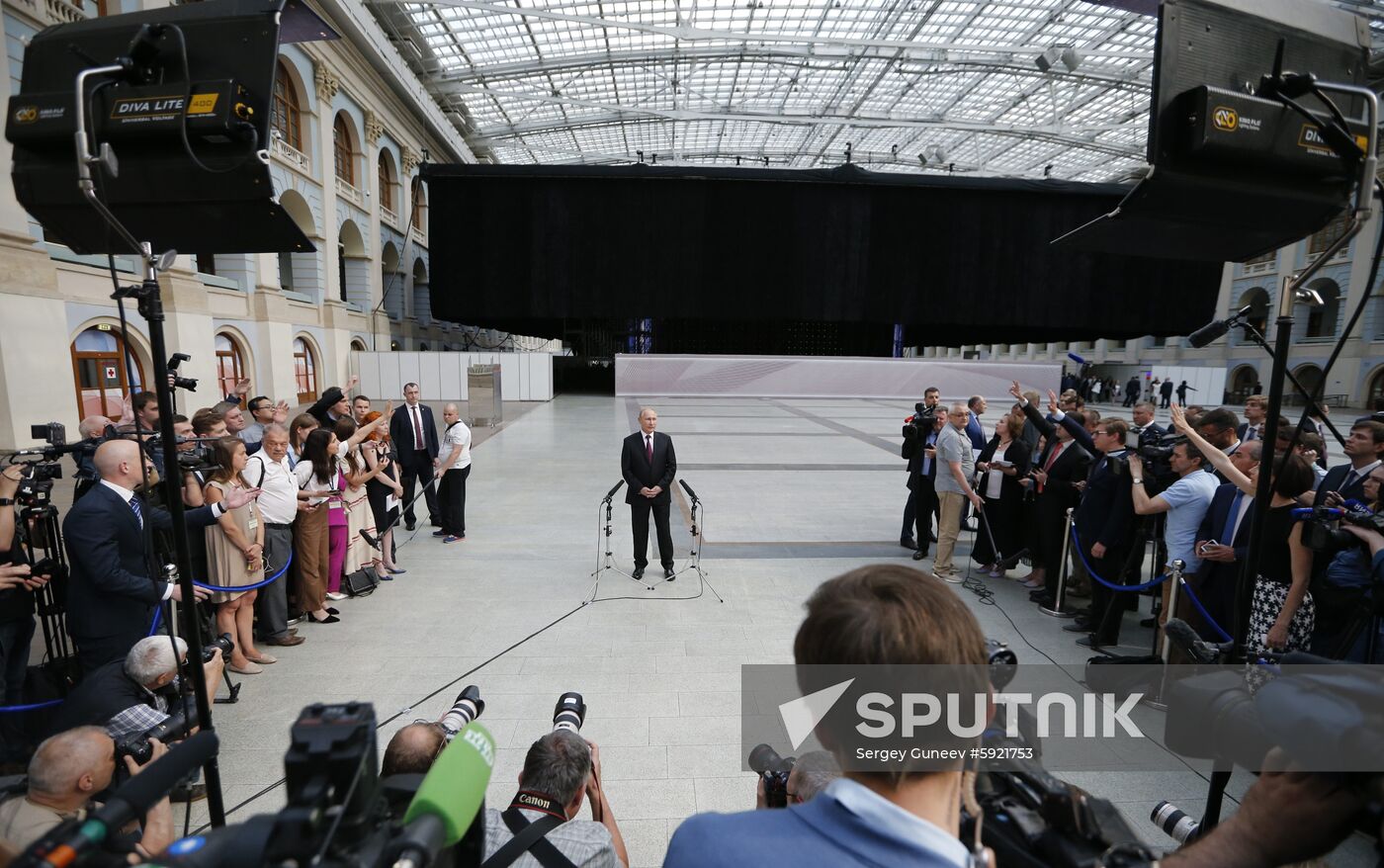 Russia Putin Nationwide Call-in