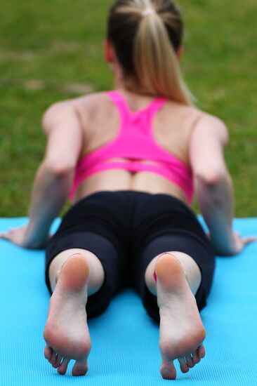 International Yoga Festival in Zaryadye Park