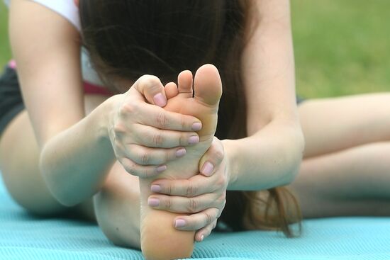 International Yoga Festival in Zaryadye Park