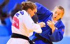 Netherland's Sanne Verhagen and Russia's Daria Mezhetskaia compete during the women's 57 kg light weight round of 8 judo match at the 2nd European Games in Minsk, Belarus. Location: Belarus, Minsk. Author: Vladimir Astapkovich/Sputnik. Belarus European Games Judo