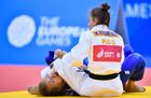 Kosovo's Majlinda Kelmendi and Poland's Karolina Pienkowska compete during the women's 52 kg half-light weight round of 8 judo match at the 2nd European Games in Minsk, Belarus. Location: Belarus, Minsk. Author: Vladimir Astapkovich/Sputnik. Belarus European Games Judo