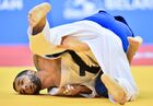 Russia's Albert Oguzov and Germany's Morutz Plafky compete during the men's 60 kg extra-light weight round of judo 16 match at the 2nd European Games in Minsk, Belarus. Location: Belarus, Minsk. Author: Vladimir Astapkovich/Sputnik. Belarus European Games Judo