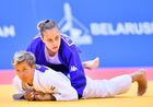 Russia's Natalia Kuziutina and Italy's Odette Giuffrida compete during the women's 52 kg half-light weight round of 8 judo match at the 2nd European Games in Minsk, Belarus. Location: Belarus, Minsk. Author: Vladimir Astapkovich/Sputnik. Belarus European Games Judo
