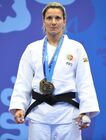 Bronze medalists Portugal's Telma Monteiro poses for a photo during the awarding ceremony after the women's 57 kg light weight judo contest at the 2nd European Games in Minsk, Belarus. Location: Belarus, Minsk. Author: Vladimir Astapkovich/Sputnik. Belarus European Games Judo