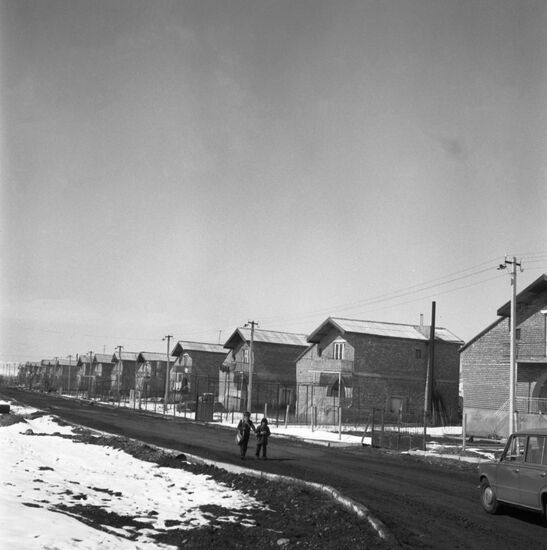 Snow avalanches in Svanetia