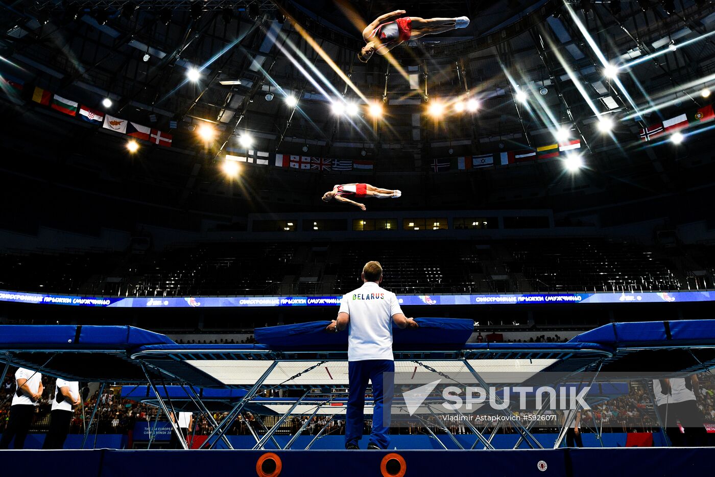 Belarus European Games Trampoline Gymnastics