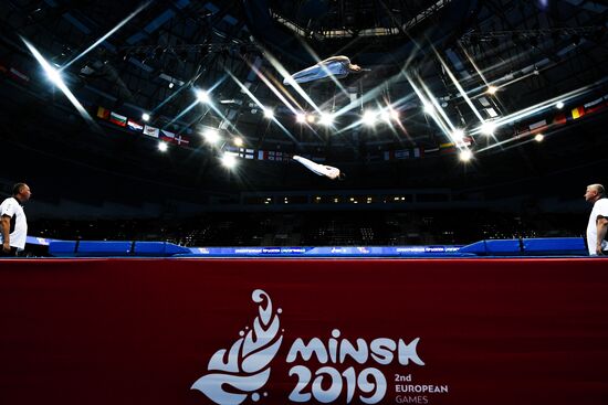 Belarus European Games Trampoline Gymnastics